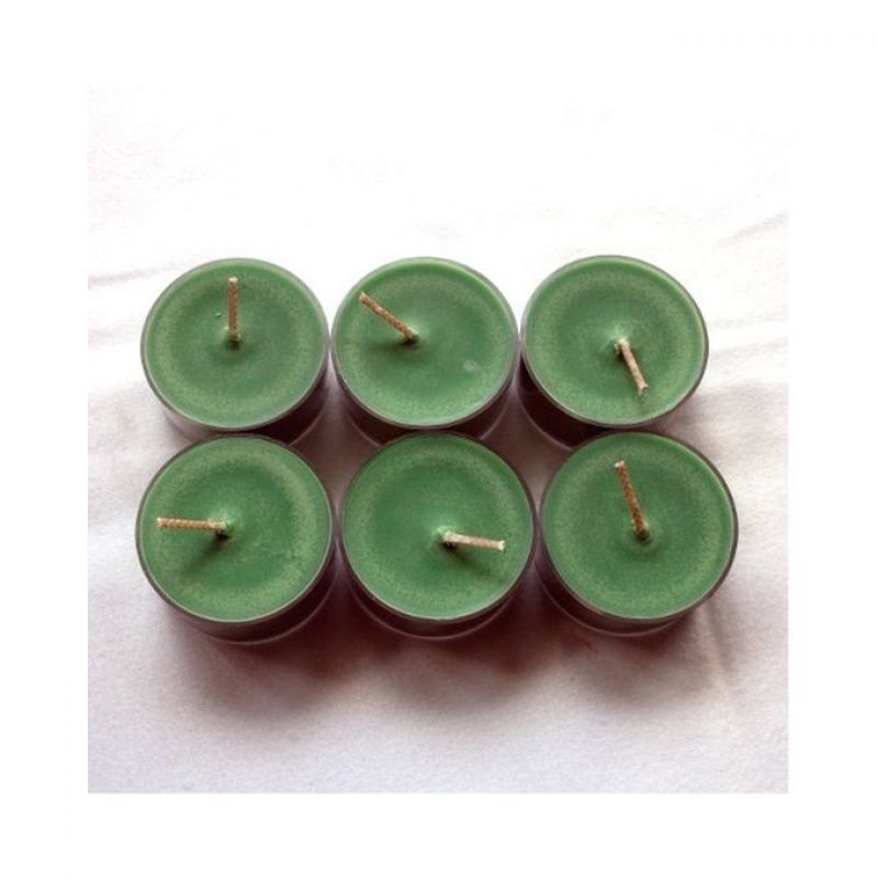 Pack of 8 - Scented Tealight Candles - Green